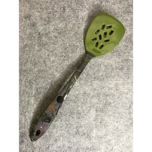 CB Outdoor Camping Spatula Green Camouflage Camping Cookware Durable Plastic